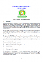 tors pssip procurement specialist Procurement Specialist - EAC PSSIP Project